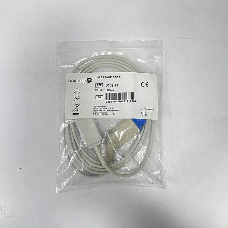EXTENSION DE SPO2 PARA BIOLIGHT 12P, UNIMED - Tec Medica